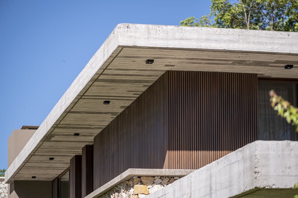 Fachada con revestimientos WPC Nordik