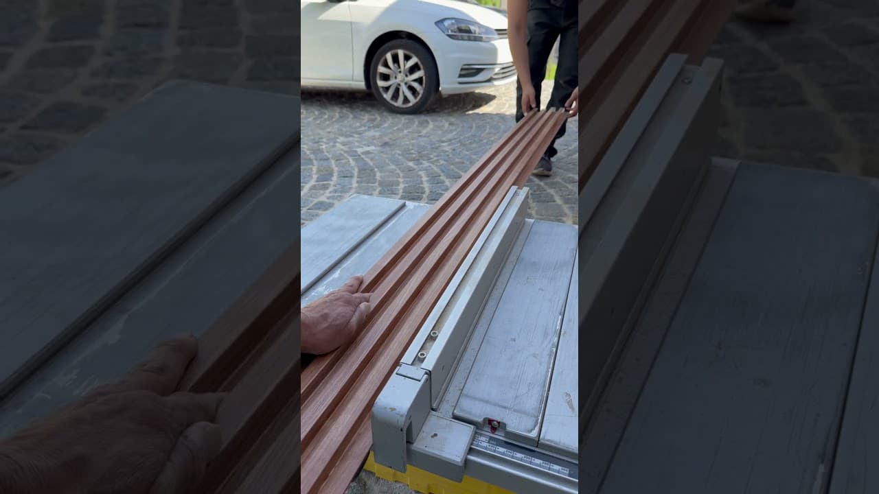 Corte de Wall Panel con Sierra de Banco