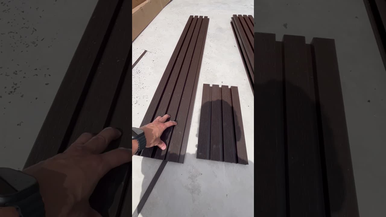 Cuál es la diferencia entre estas dos placas de revestimiento de exterior WPC?