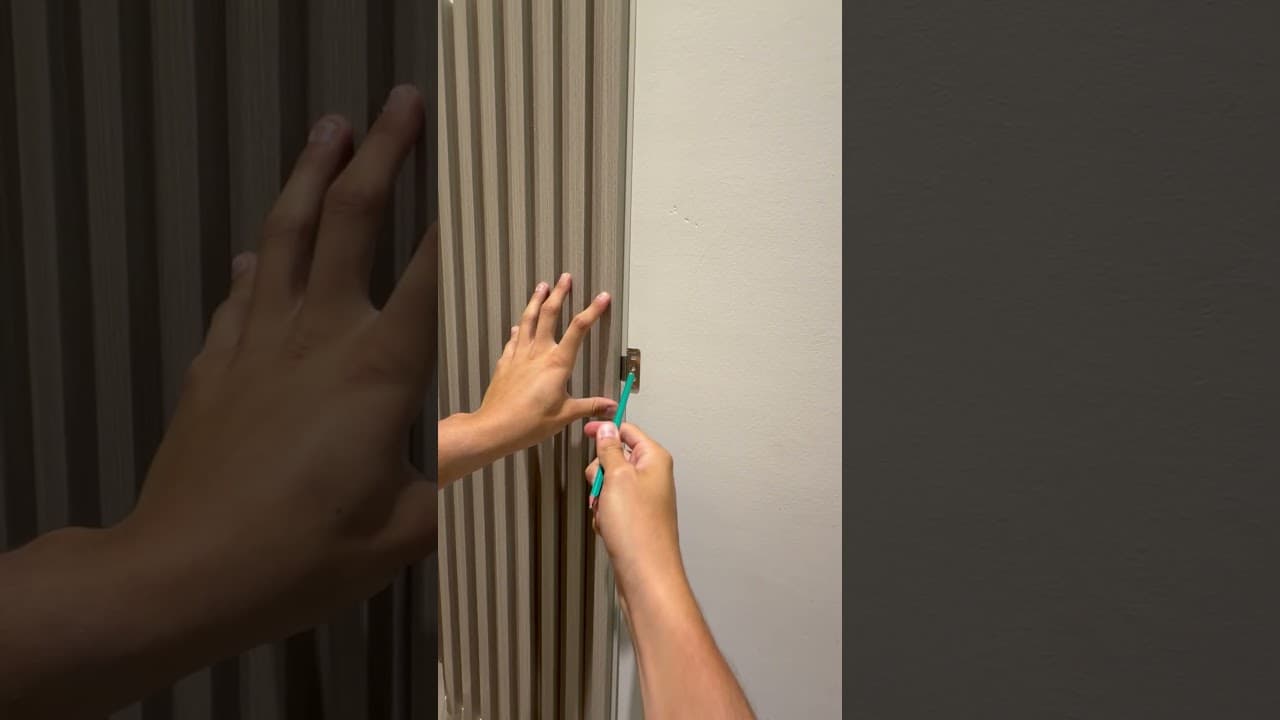 Cómo instalar los Wall Panel de WPC con la chapita en pared de ladrillo