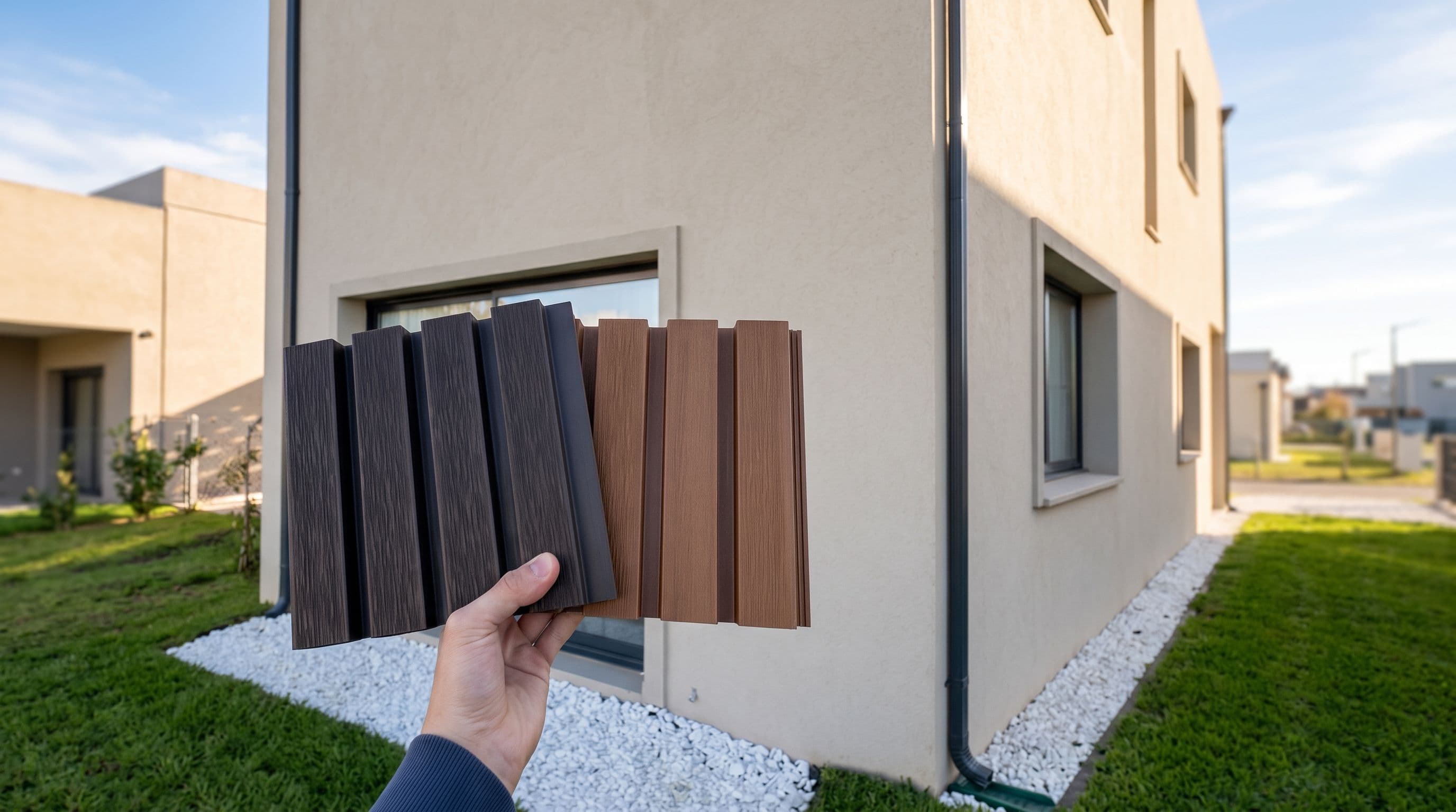 Proyecto exterior con WPC: revestimiento y deck